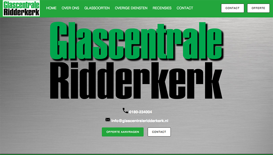 Glascentrale Ridderkerk Homepage